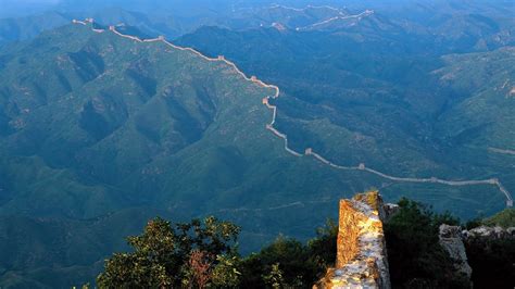 The Great Wall Of China Top View Phone Wallpapers