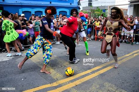 Drag Queens Take Part At The Lay Open Air Football In Celebration Of