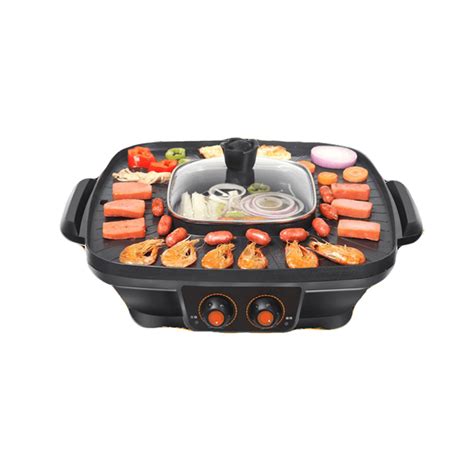 ☀ this instant nuevo 2 in 1 electric grill bbq pan and steamboat shop for order tracking. 2 in 1 BBQ Electronic Pan Grill Teppanyaki Steamboat Shabu ...