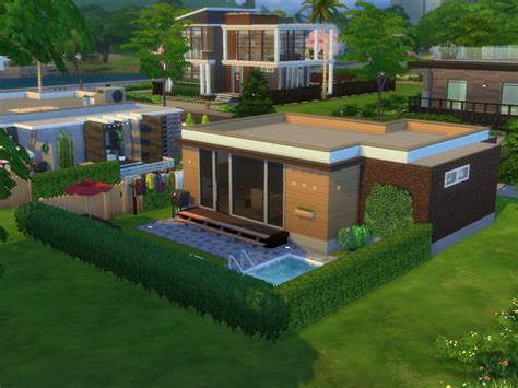 The Sims Resource Modern 1 Storey House