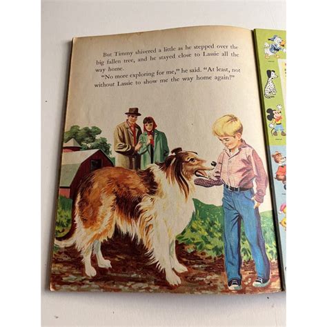 1958 Lassie And The Lost Explorer Golden Book Chairish