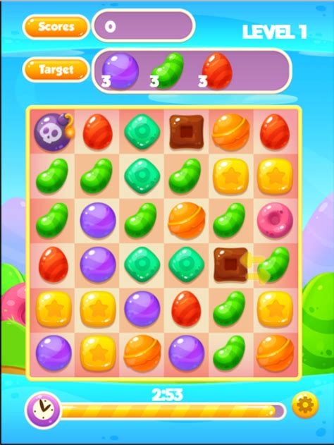 Candy Jam Html5 Game 5 Mobile Html Games