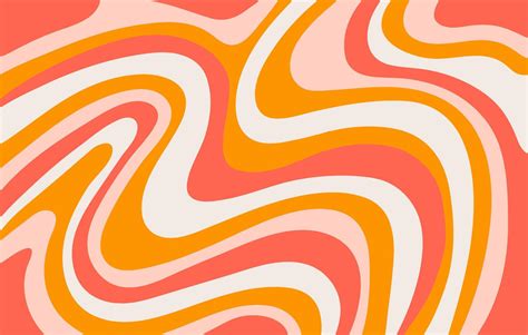 Abstract Horizontal Background With Colorful Waves Trendy Vector
