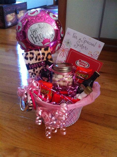 What's your favorite sister gift? 50 best images about Birthday Gift Baskets on Pinterest ...