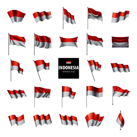 Indonesian Flag Vector Design Images Indonesia Flag Indonesian Vector Illustration Background