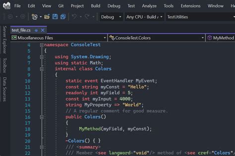 Visual studio dark theme not working - binpsawe