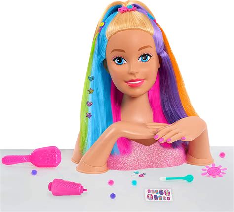 Barbie Rainbow Sparkle Hair Styling Head Hot Sex Picture