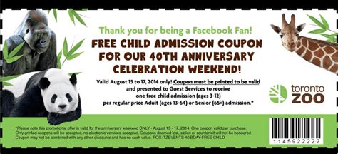 Toronto Zoo Canada Kids Get Free Admission From August 15th To 17th