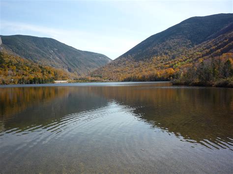 Visiting Scenic Echo Lake Beach In The NH White Mountains - The Thrifty
