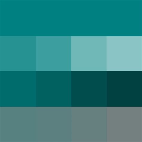 Review Of Teal And Gray Color Palette References