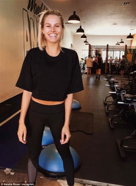 Natalie Roser Beams As She Flaunts Trim Pins After Workout