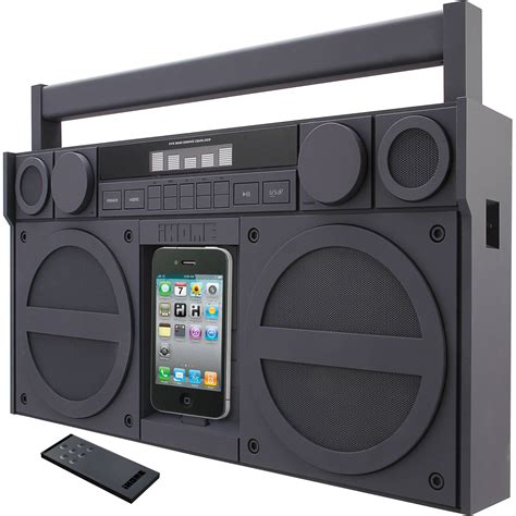Ihome Ip4 Portable Fm Stereo Boombox For Iphone Ipod Ip4gzc