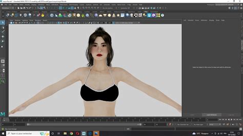 D Model Naked Japanese Girl Game Ready VR AR Low Poly CGTrader