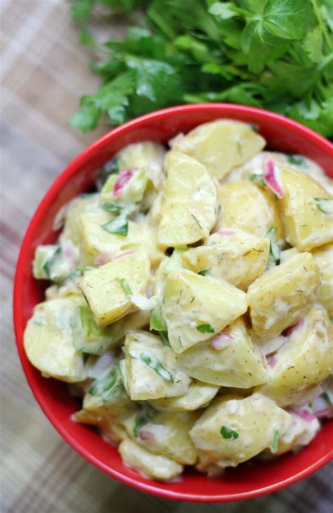 Classic American Potato Salad Gluten Free Vegan Recipe Healthy Potato Salad Recipe
