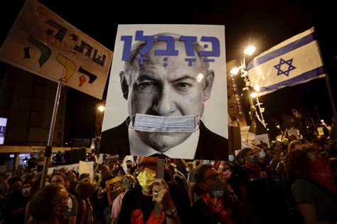 Israelis Protest Against Netanyahu Ahead Of Election Ya Libnan