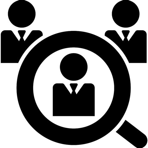 Male Job Search Symbol Vector Svg Icon Svg Repo