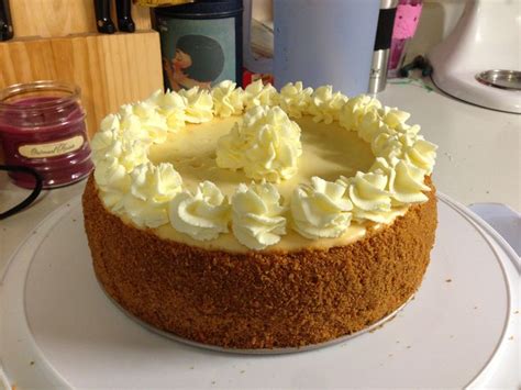 The colder cream is to start, and the colder it stays as you whip it, the easier and better it whips. Cheesecake using Bakerella's recipe and stablized whipped ...