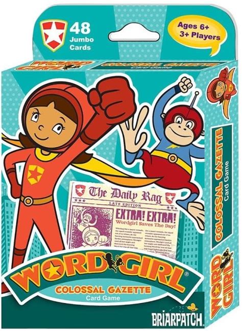 Wordgirl Colossal Gazette Card Game A Mighty Girl