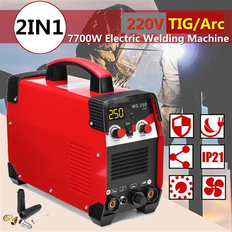 Buy 220V 7700W 2IN1 TIG ARC Argon Electric Welding Machine 20 250A MMA