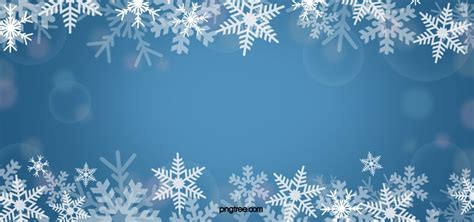 Blue Christmas Halo Dreamy Snowflakes Background Wallpaper Blue