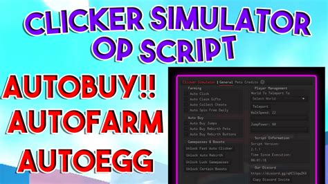 Clicker Simulator Script Roblox Scripts