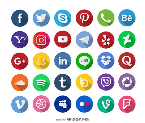 Social Network Logo Vector Photos