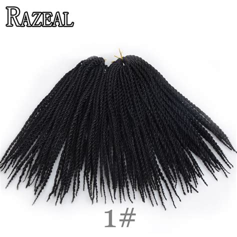 Razeal Micro Gehaakte Vlechten 14 Inch Senegalese Twist Haarverlenging