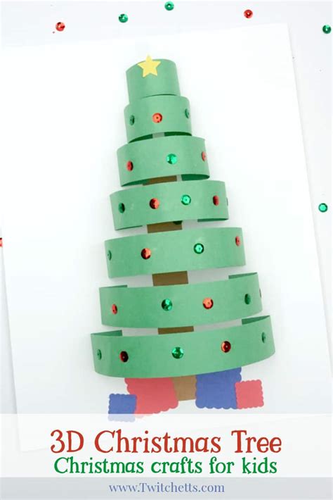 How To Make A Fun 3d Paper Christmas Tree Craft With