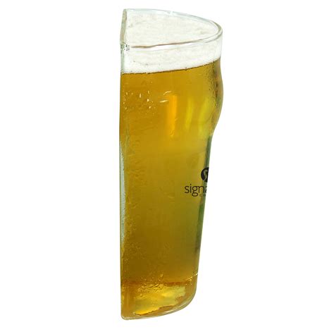 Thumbs Up Half Pint Glass 8 Oz Push Promotional Products