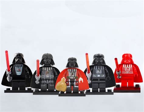 5pcs Darth Vader Minifigures Lego Compatible Star Wars Set