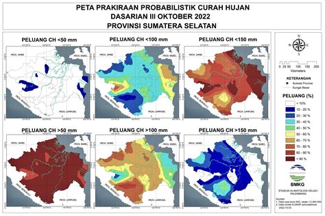 Prakiraan Probabilistik Curah Hujan Dasarian Iii Oktober Update