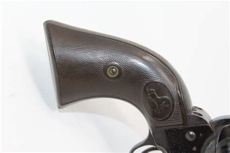 First Generation Colt Single Action Army Revolver With Holster And