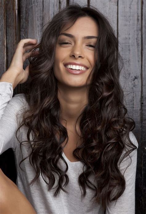Wavy Hair ~ 40 Gorgeous And Popular Brunette Hairstyles Style