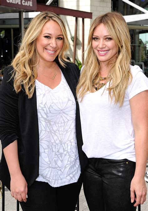 Haylie And Hilary Duff From Celebrity Siblings E News