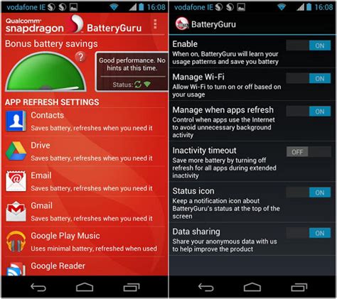 Qualcomm Releases Snapdragon Batteryguru App For Android