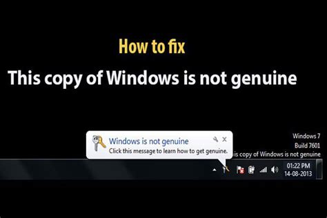 Update 2020 How To Fix This Copy Of Windows Is Not Genuine Widget Box