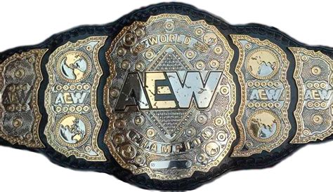 New Aew Title World Wrestling Championship Belt Replica Belt 4mm Brass