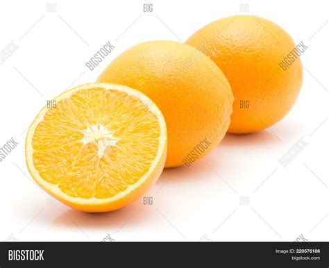 Two Oranges Row One Image And Photo Free Trial Bigstock