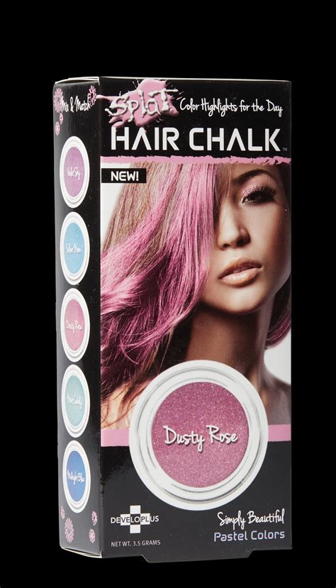 Splat Dusty Rose Hair Chalk Temporary Pink Hair Color Highlights