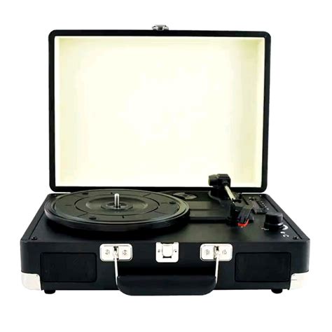 Portable Suitcase Style Turntable Music Record Vinyl Player Vintage