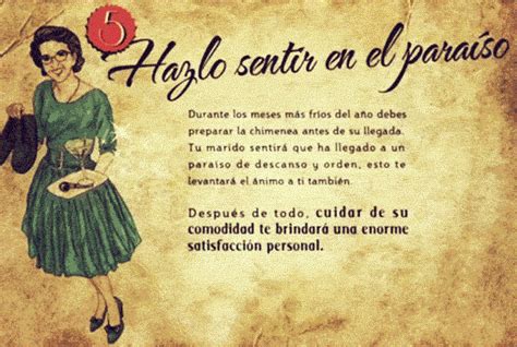 10 Reglas Para Ser Una Buena Esposa Actitudfem