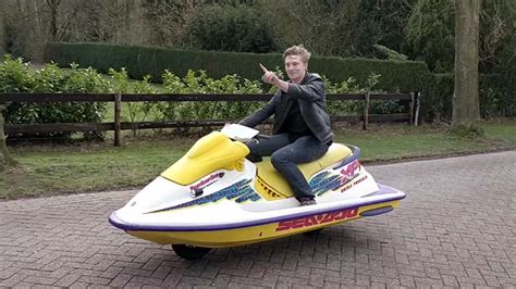dutch man turns his jet ski into a motorcycle