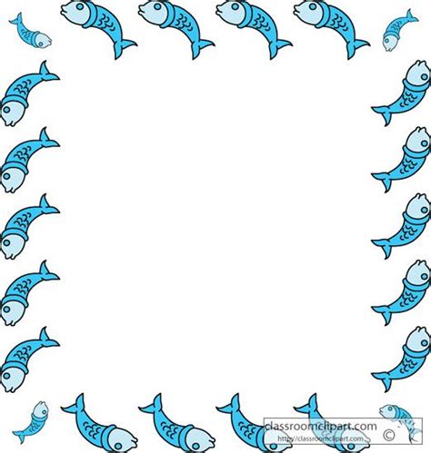 Fish Border Page Borders Clip Art Borders Clip Art Images And Photos