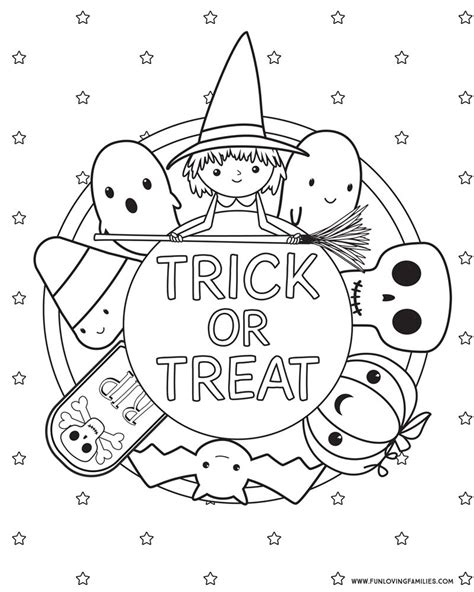 Halloween Coloring Pages Free Printables Fun Loving Families Free