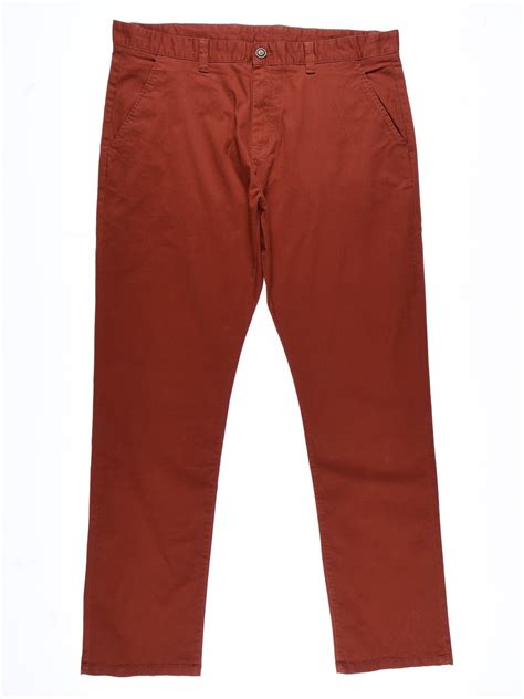 Pantalon Chino Cognac Grande Taille Districenter