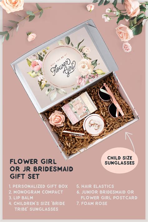 Themed Flower Girl Proposal Box With Flower Girl T Set Etsy