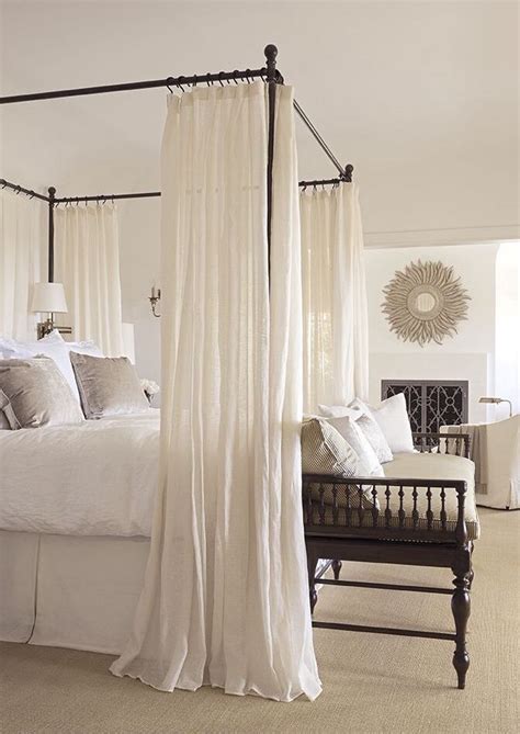 Functionally, the canopy and curtains keep the bed warmer, and screen it from light and sight. 17 Best ideas about Canopy Beds on Pinterest | Bed ...