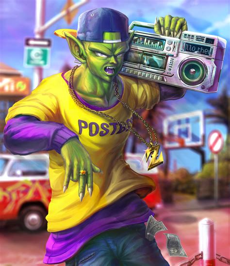 It's a work of fan art that immediately grabs your attention, and something we're sure any dragon ball fan can appreciate. Casual Street Piccolo  Dragon Ball Z fanart  by ExCharny on DeviantArt