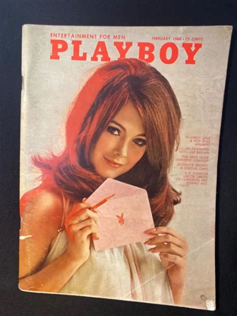 VINTAGE PLAYBOY MENS Magazine February 1968 Nancy Harwood 9 95 PicClick