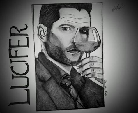 Lucifer Sketch Made By Me ♥️♥️ In 2022 Male Sketch Sketches Lucifer